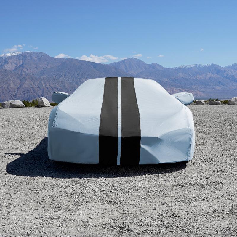iCarCover Chevrolet Corvette Gray Black Pro Series Car Cover