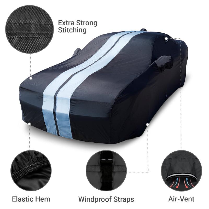 iCarCover Chevrolet Camaro ZL1 Black Gray Pro Series Car Cover