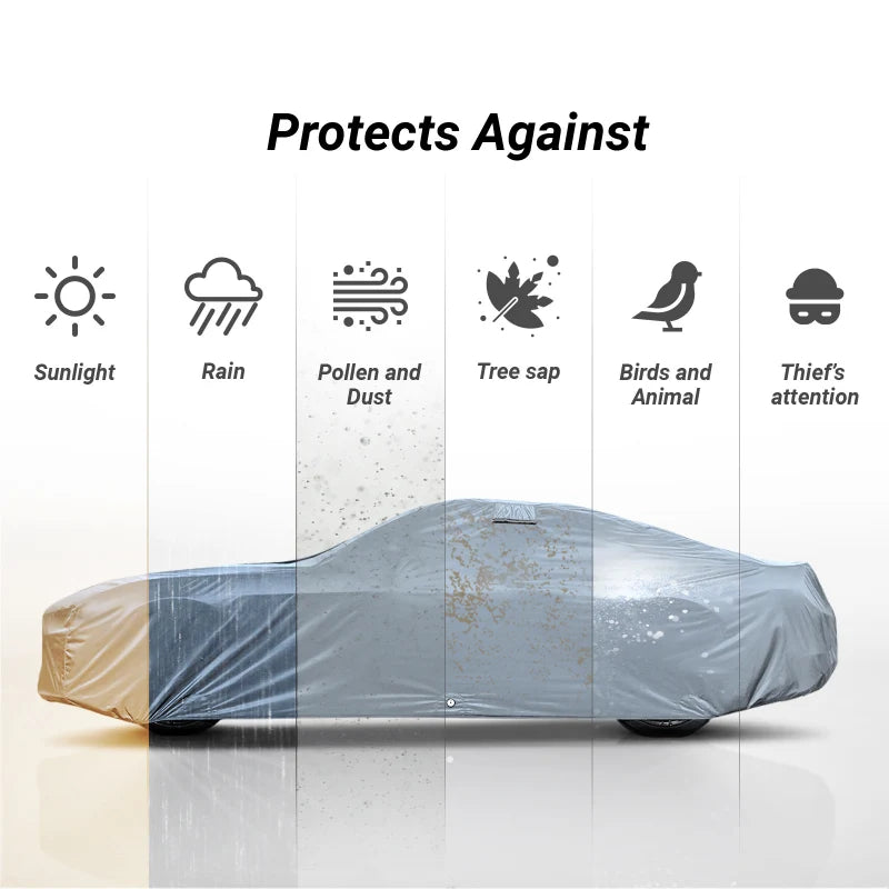 iCarCover Lincoln Continental Mark Gray Black Pro Series Car Cover