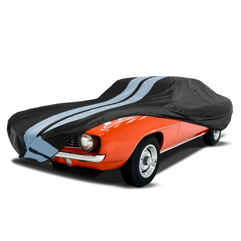 iCarCover Chevrolet Camaro Black Gray Pro Series Car Cover