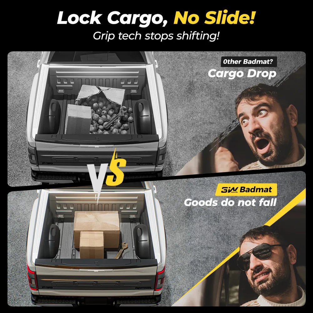 3W Truck Bed Mat for 2024-2026 Chevrolet Silverado EV (Fit for WT& RST Trim)/ GMC Sierra EV / Sierra EV Denali 5.9FT Thorex™