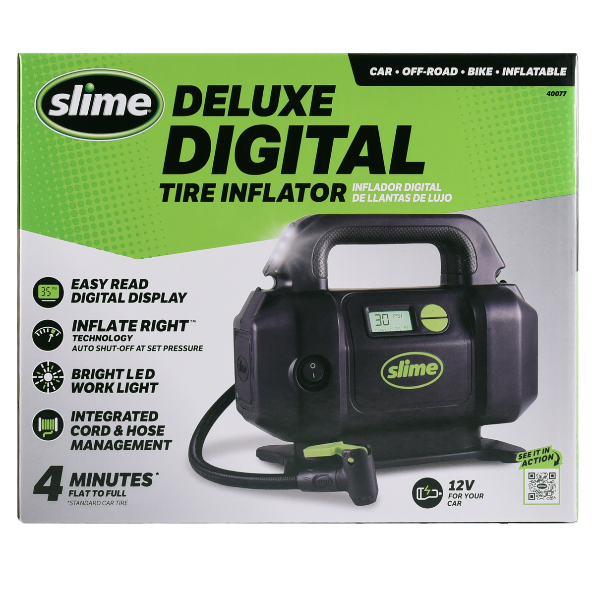 Slime Deluxe Digital Tire Inflator