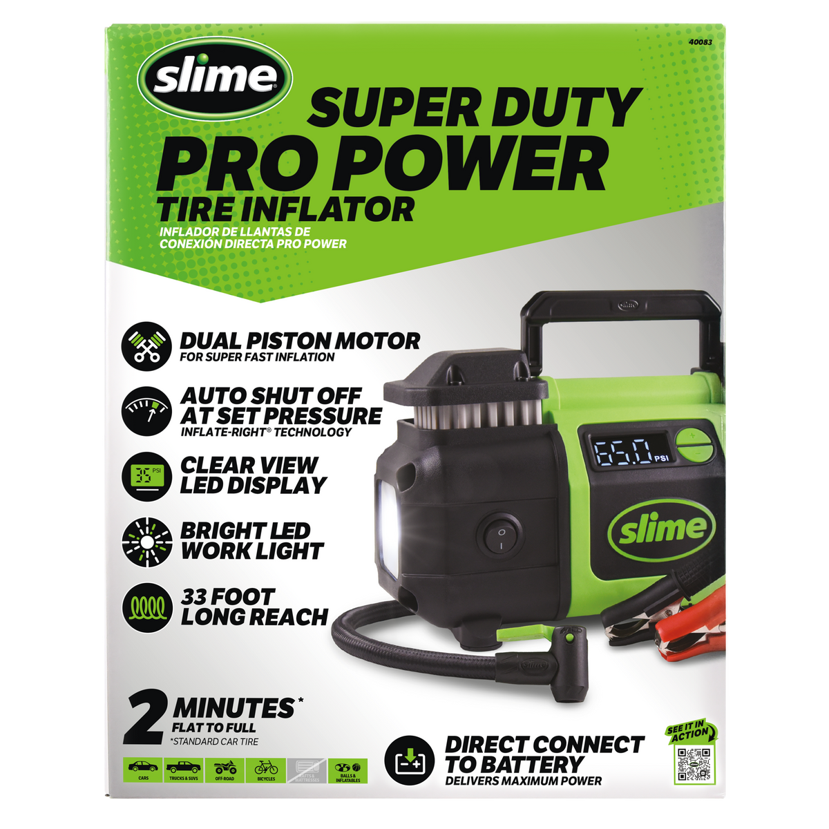 Slime Super Duty Pro Power Tire Inflator