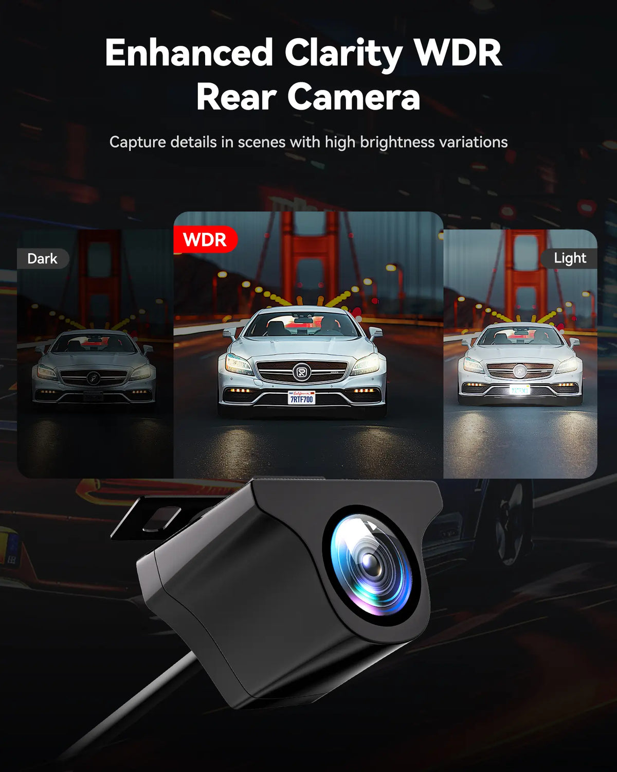 REDTIGER F7N Elite 4K Dual Dash Cam with Sony STARVIS 2