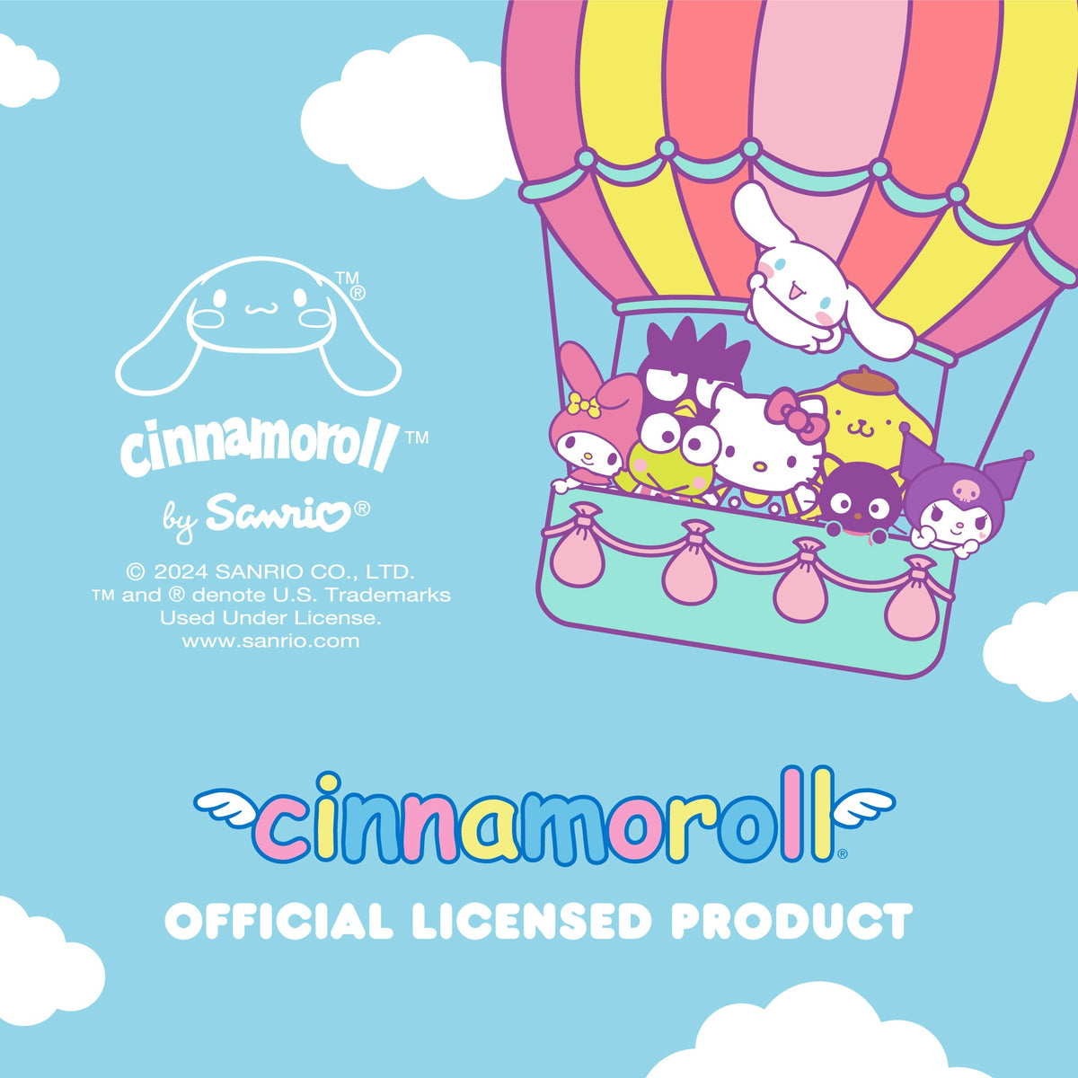 Cinnamoroll Carpet Car Floor Mats - Universal Fit for Cars, SUVs & Trucks - Super Cute Cinnamoroll Print & Pattern Accents - Front & Rear Set, 4 Piece