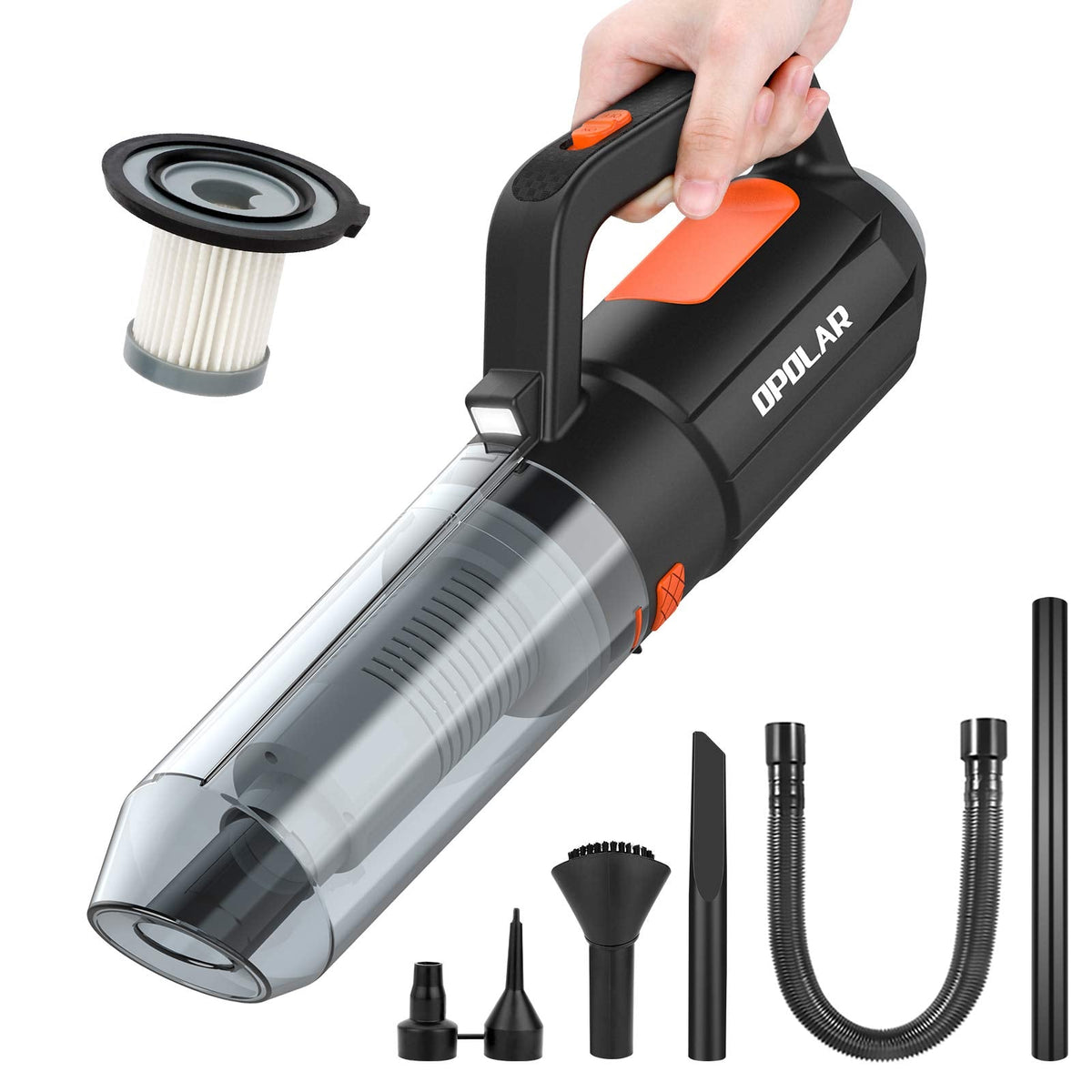 OPOLAR Blower & Suction 2-in-1, Compressed Air Duster