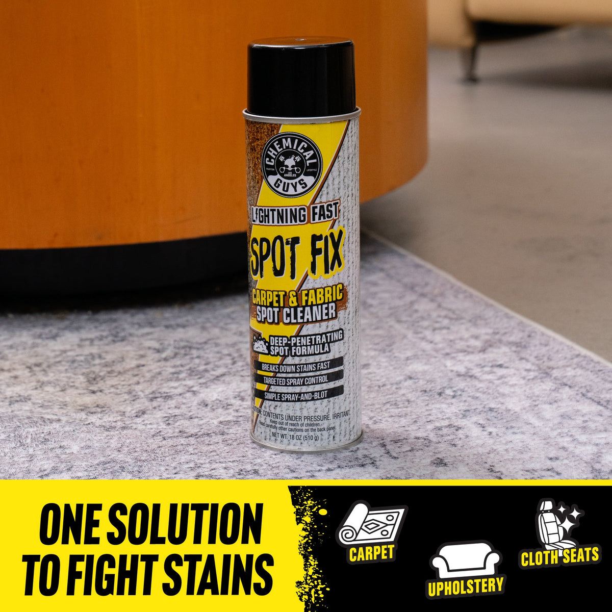 Chemical Guys Lightning Fast Spot Fix Carpet & Fabric Spot Cleaner