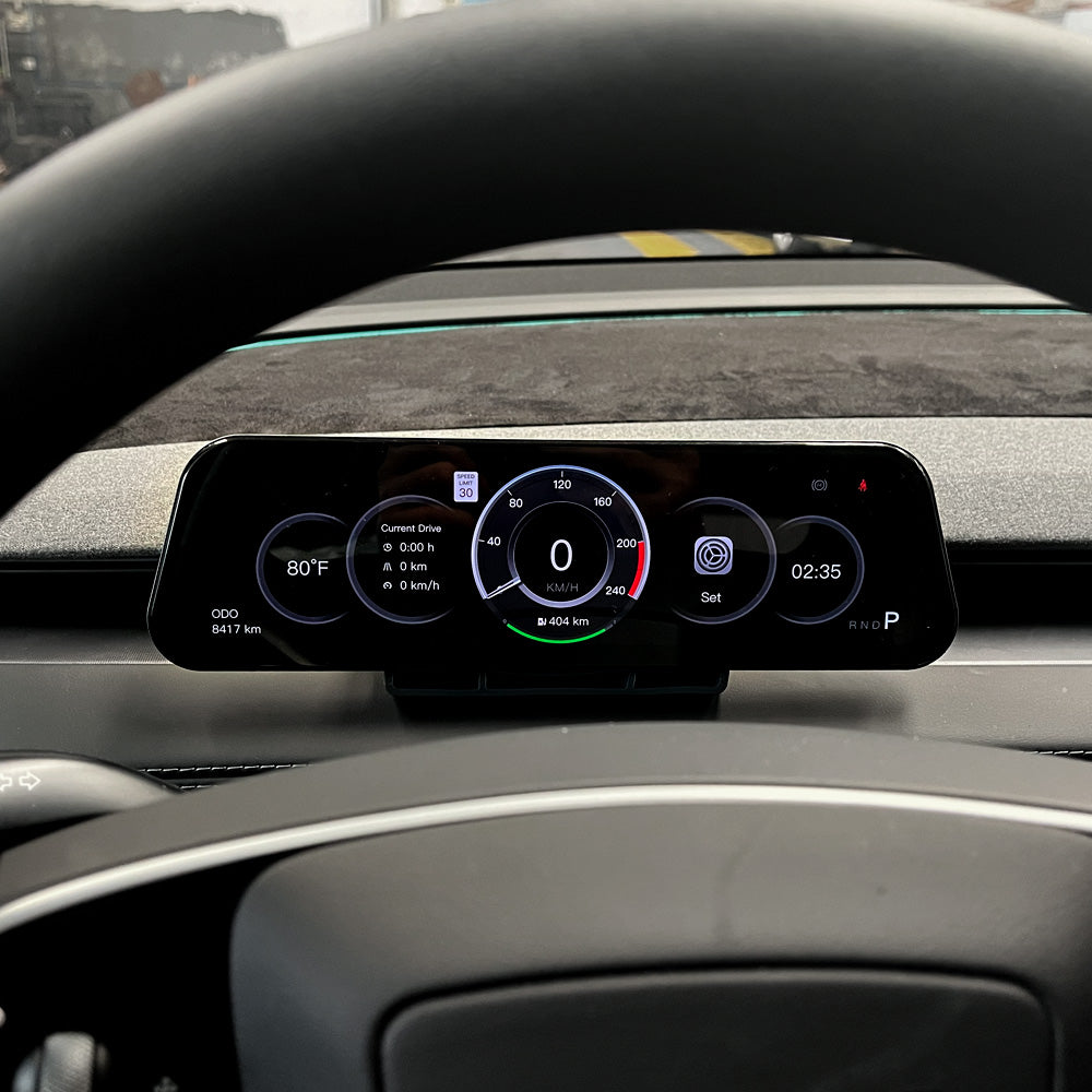 Yeslak Tesla Accessories T9 9.6 Inch CarPlay Instrument Cluster for Tesla Model 3/Y 2024-2026