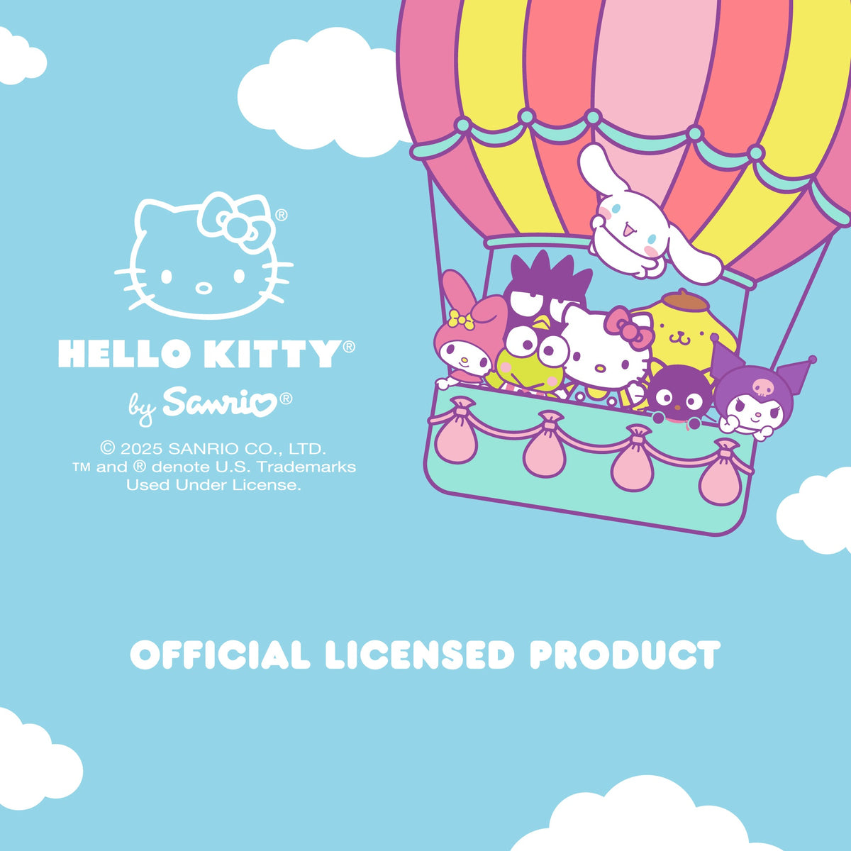Hello Kitty and Friends Car Air Freshener (Hello Kitty - Tropical Berry Sherbet) Hanging Gel Area Deodorizer, Long-Lasting Car Scents Air