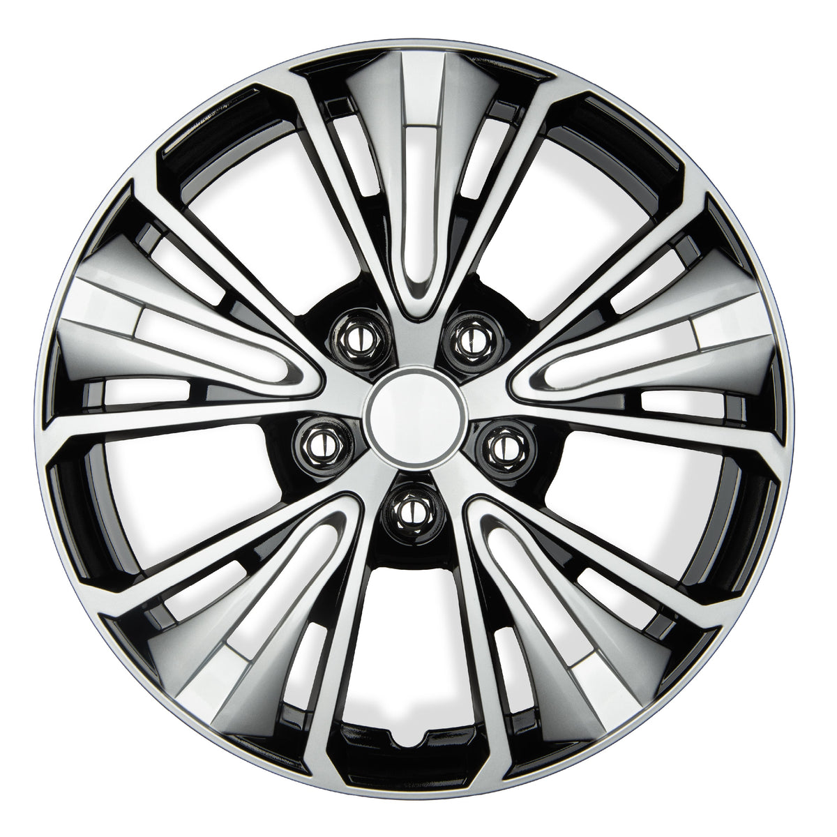BDK 16 Inch Hubcaps Set of 4 - OEM Replacement Snap-On Wheel Rim Covers - Universal Fit Car Wheel Cover for Cars, Trucks, SUV, Vans Durable ABS