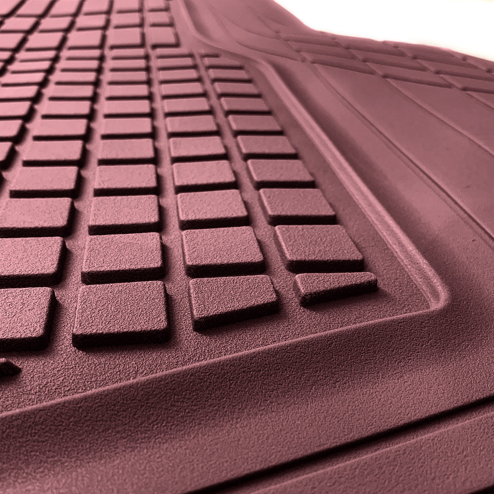 Motor Trend FlexTough Rear Cargo Mat - Heavy-Duty Trimmable Car Trunk Mat for Back of SUV, Universal Rear Cargo Liner for SUV, Flexible Trunk