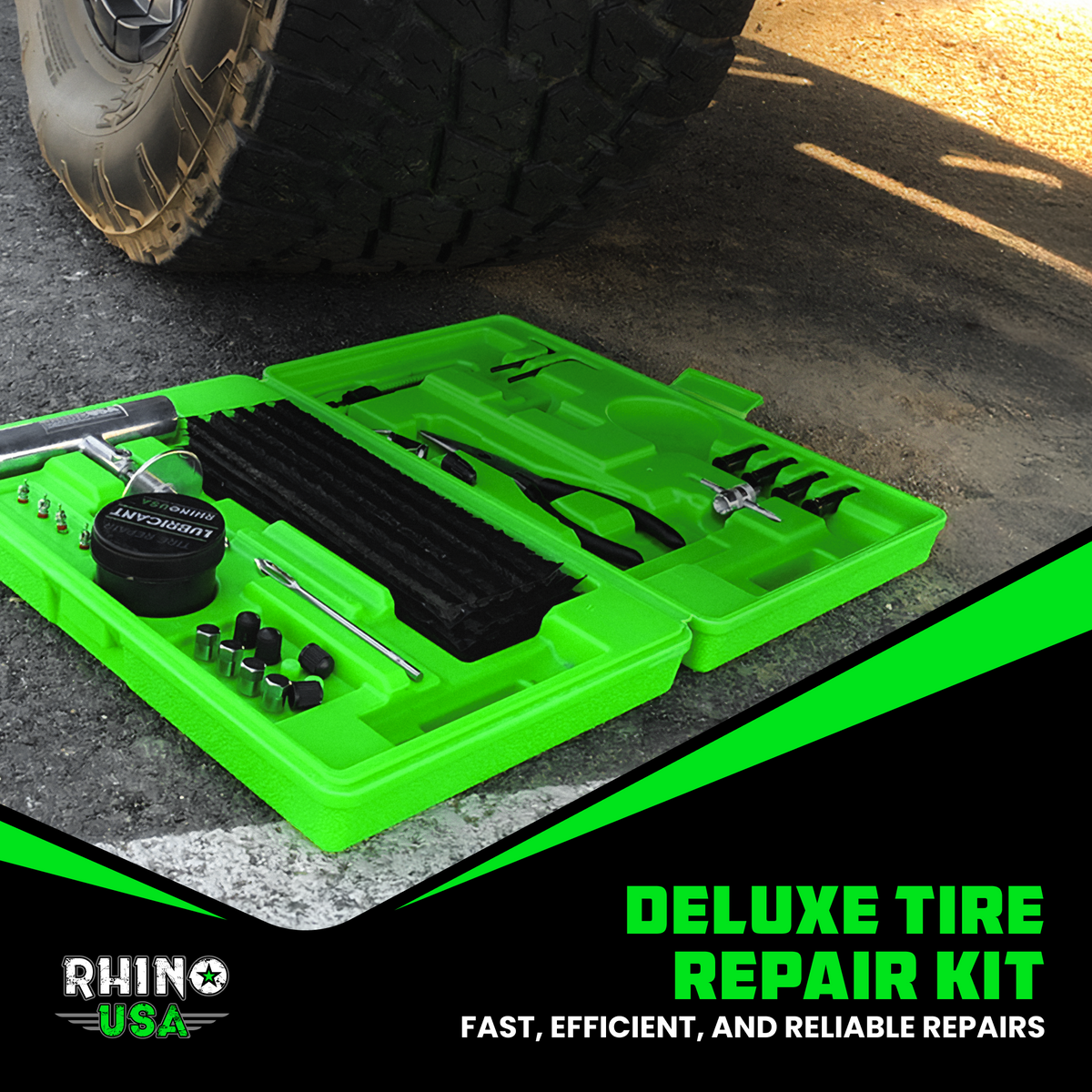 Rhino USA 86 Piece Tire Repair Kit