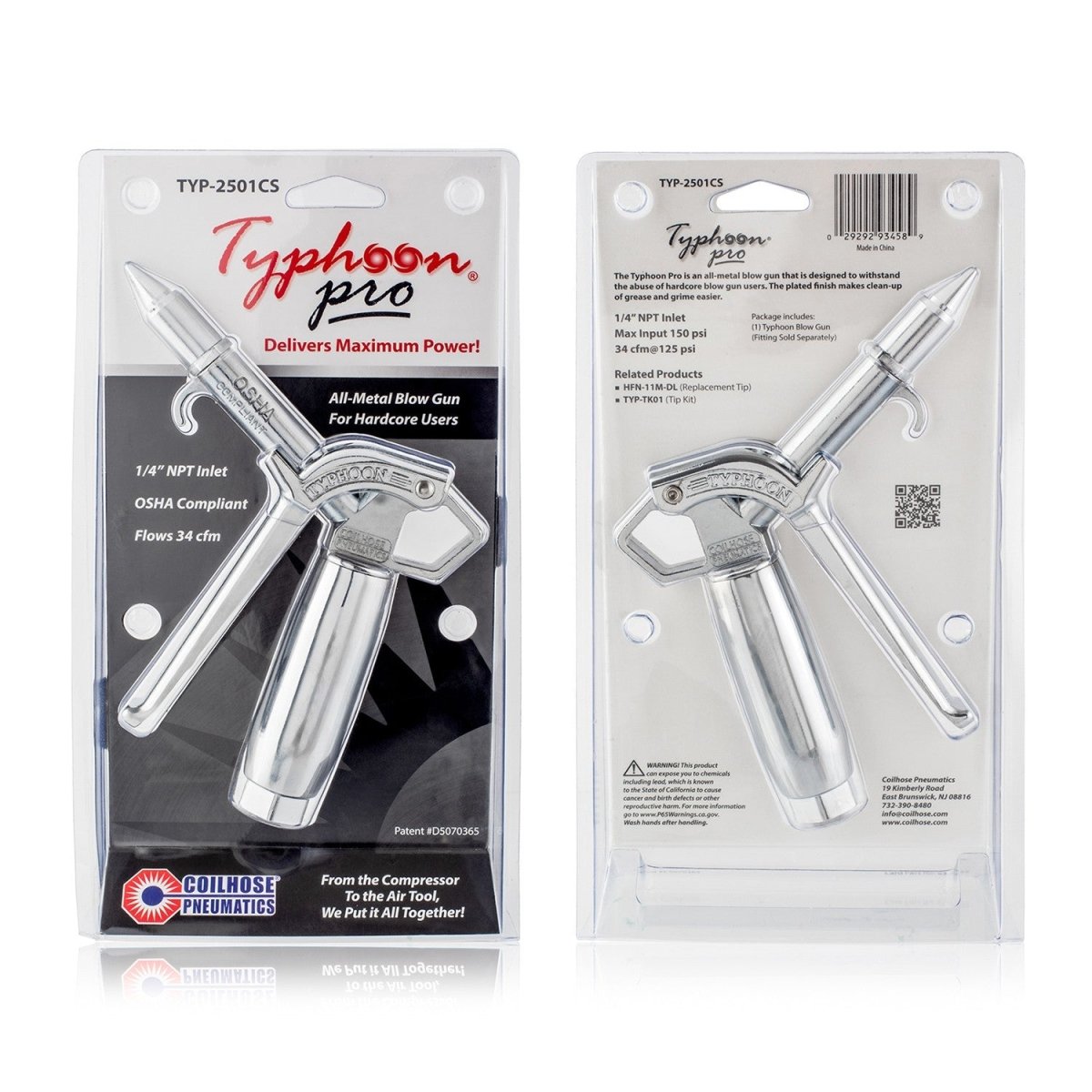 Coilhose Pneumatics Typhoon® Pro Blow Gun