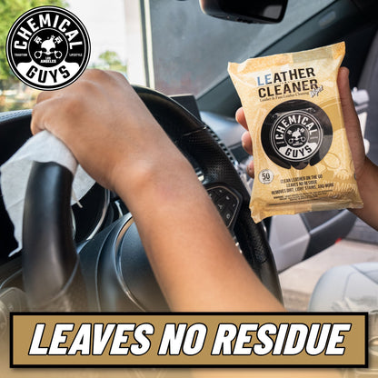 Chemical Guys Leather Cleaner Wipes