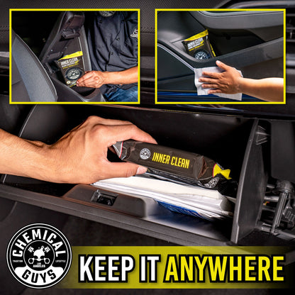 Chemical Guys Inner Clean Interior Quick Detailer & Protectant Car Wipes