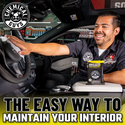 Chemical Guys Inner Clean Interior Quick Detailer & Protectant Car Wipes