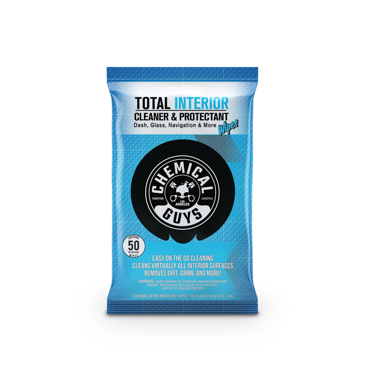 Chemical Guys Total Interior Cleaner & Protectant Car Cleaning Wipes