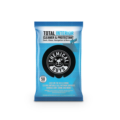 Chemical Guys Total Interior Cleaner & Protectant Car Cleaning Wipes
