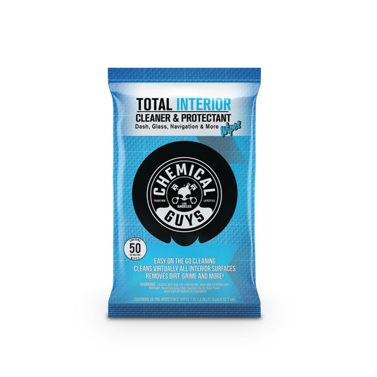 Chemical Guys Total Interior Cleaner & Protectant Car Cleaning Wipes
