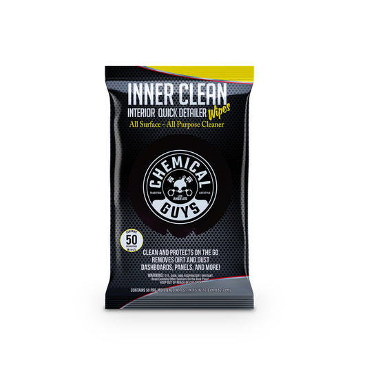 Chemical Guys Inner Clean Interior Quick Detailer & Protectant Car Wipes