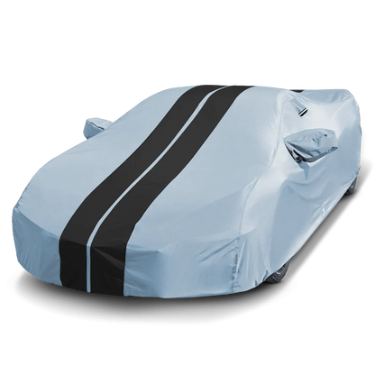 iCarCover Chevrolet Corvette Gray Black Pro Series Car Cover