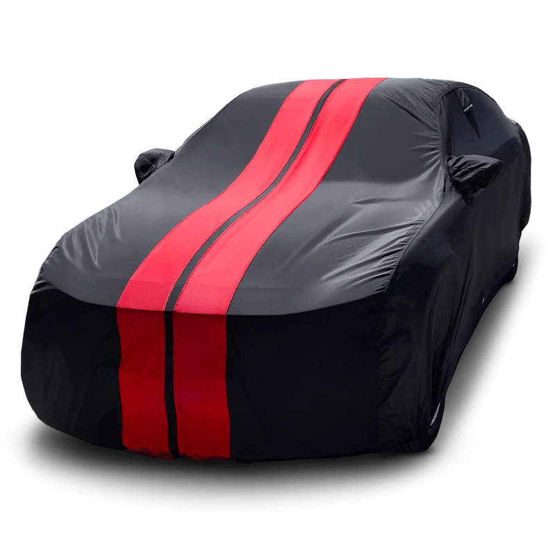 iCarCover Dodge Neon Black Red Pro Series Car Cover
