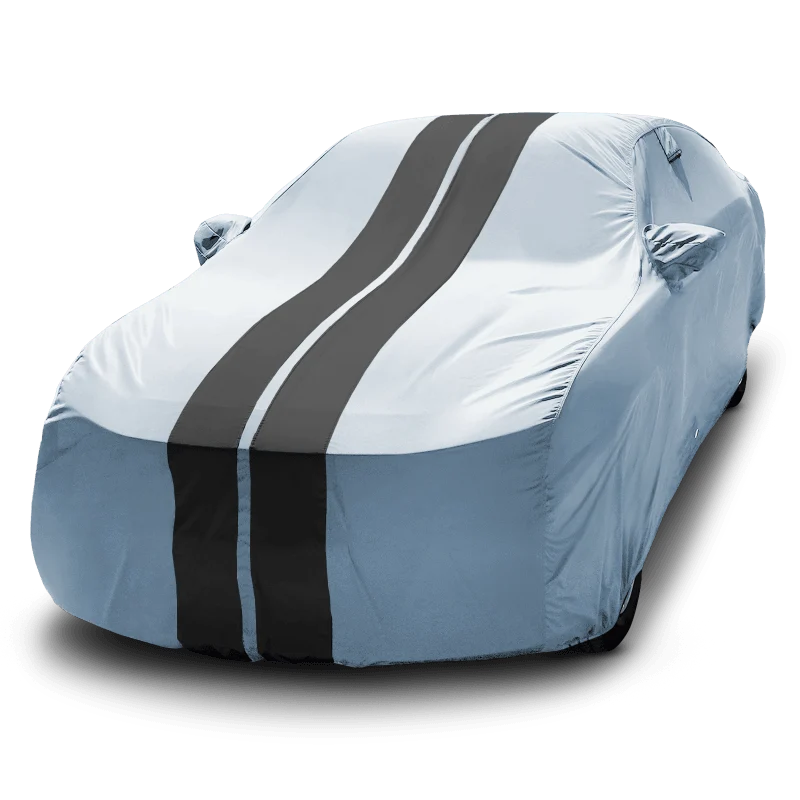 iCarCover Chevrolet Impala Gray Black Pro Series Car Cover
