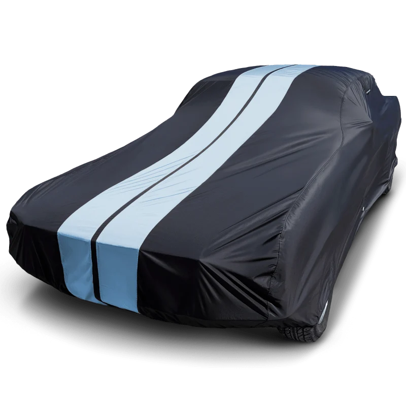 iCarCover Chevrolet Nova Black Gray Pro Series Car Cover