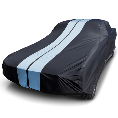 iCarCover Chevrolet Nova Black Gray Pro Series Car Cover