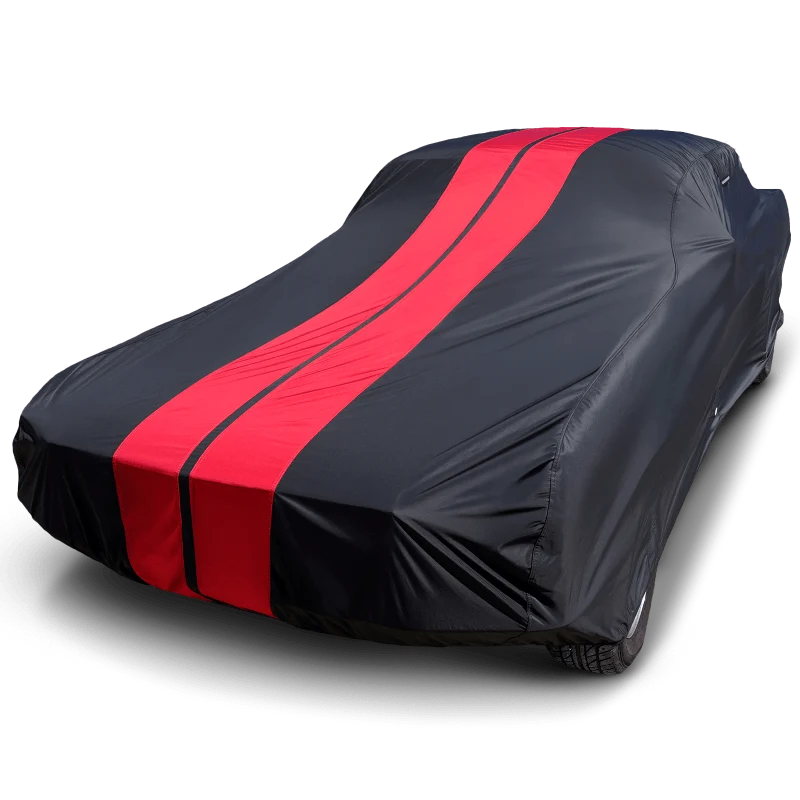iCarCover Chevrolet Chevelle Black Red Pro Series Car Cover