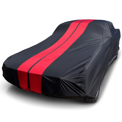 iCarCover Chevrolet Chevelle Black Red Pro Series Car Cover