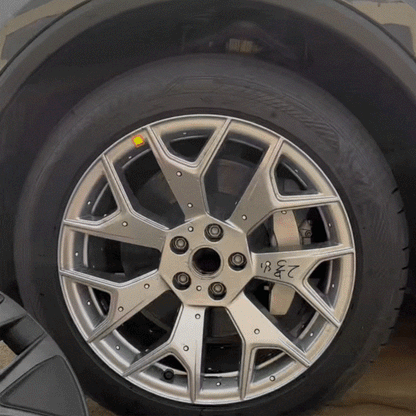 EVBASE Model Y L Wheel Covers 19" Mecha Wheels Hubcaps Inspired By Model Y Performance