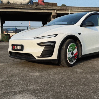 EVBASE Model Y Juniper Aero Wheel Covers International Soccer Style Hubcaps for Tesla 18/19/20/21 Inch Wheels