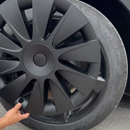 EVBASE Model Y Juniper 19" Wheel Covers Induction Style Aero Hubcaps for Tesla