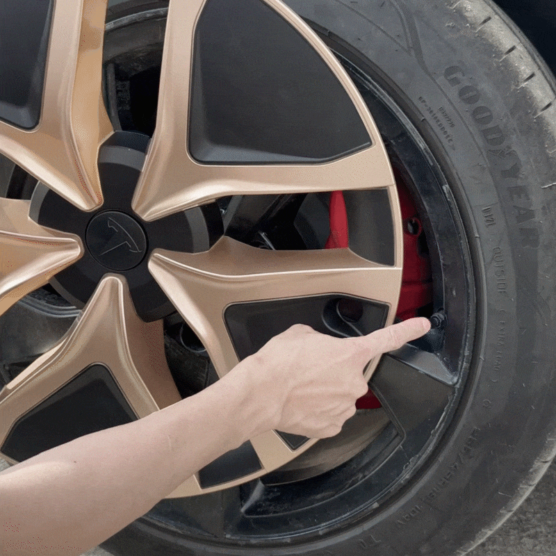 EVBASE Model Y Juniper 19 Inch Wheel Covers Crossflow Wheels Hubcaps Performance Look