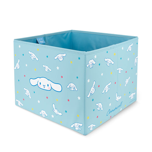 Sanrio Cinnamoroll Car Trunk Organizer and Storage Bin - Collapsible Compartment, Heavy Duty, Fold Up for Easy Storage, Automotive Seat Cargo for