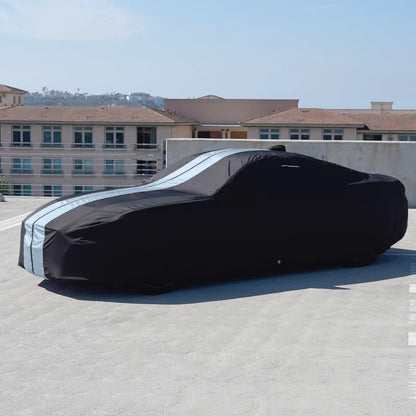 iCarCover Lincoln Continental Mark Black Gray Pro Series Car Cover