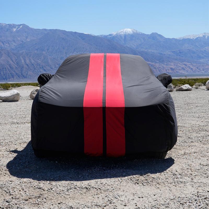 iCarCover Dodge Neon Black Red Pro Series Car Cover