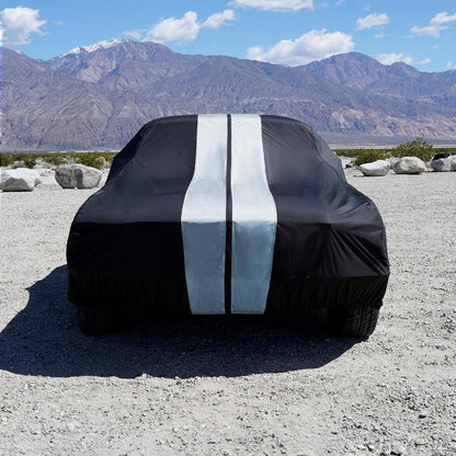 iCarCover Chevrolet Nova Black Gray Pro Series Car Cover