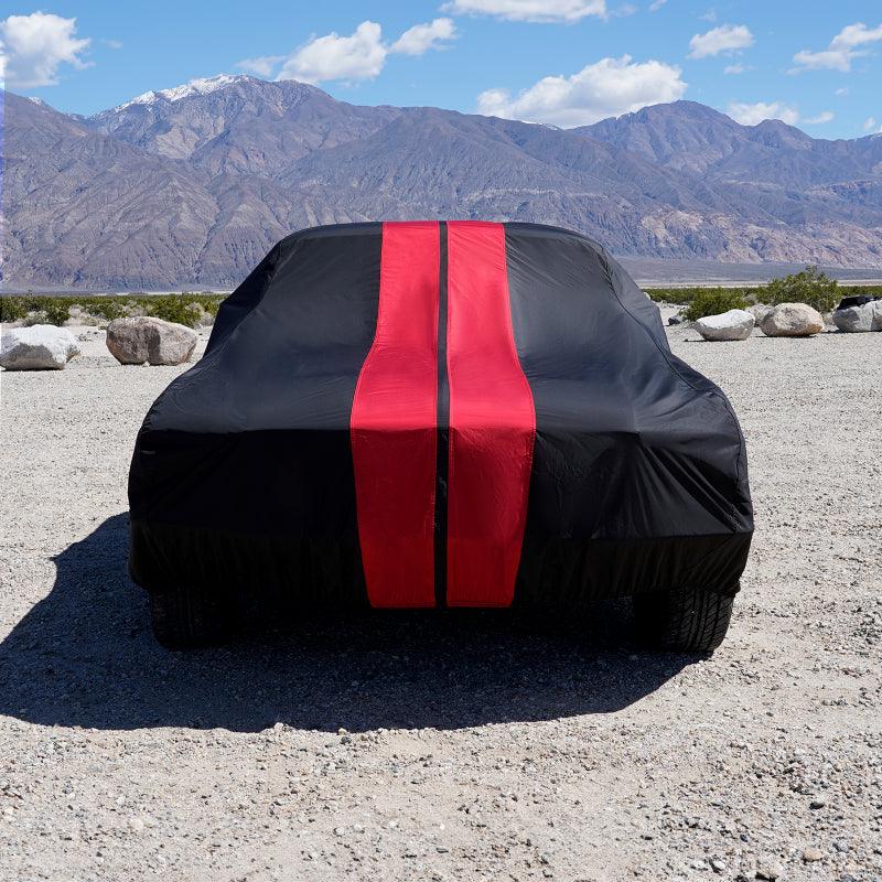 iCarCover Chevrolet Chevelle Black Red Pro Series Car Cover