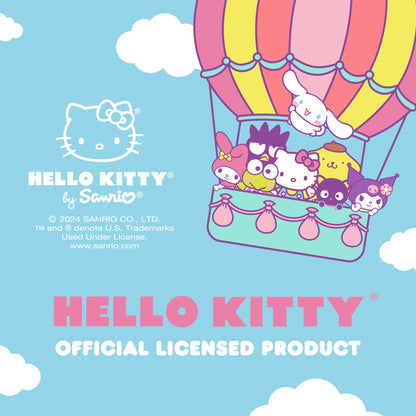 Hello Kitty Steering Wheel Cover, Official Sanrio Car Steering Wheel Cover with Universal Size 14.5 - 15.5, Cute White Steering Wheel Cover for