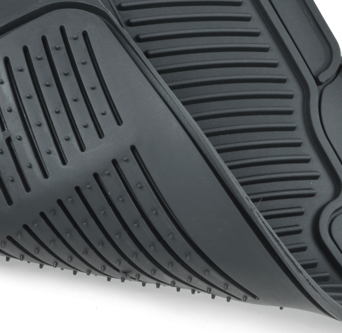 BDK Armored Super Hero Car Floor Mats - Officially Licensed DC Comics - All Weather Heavy Duty Auto Interior Liners for Car Truck Van SUV