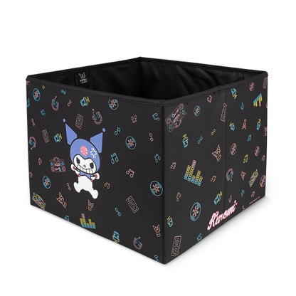 Sanrio Kuromi Car Trunk Organizer and Storage Bin - Collapsible Compartment, Heavy Duty, Fold Up for Easy Storage, Automotive Seat Cargo for