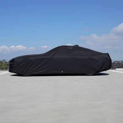 iCarCover Lincoln Continental Mark Black Red Pro Series Car Cover