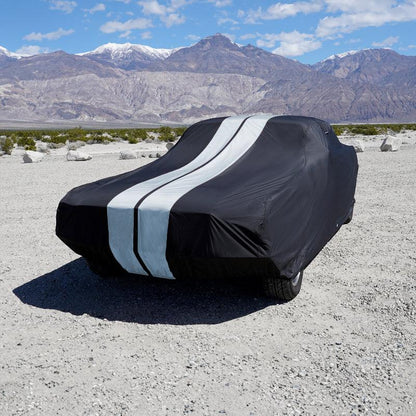 iCarCover Chevrolet Nova Black Gray Pro Series Car Cover