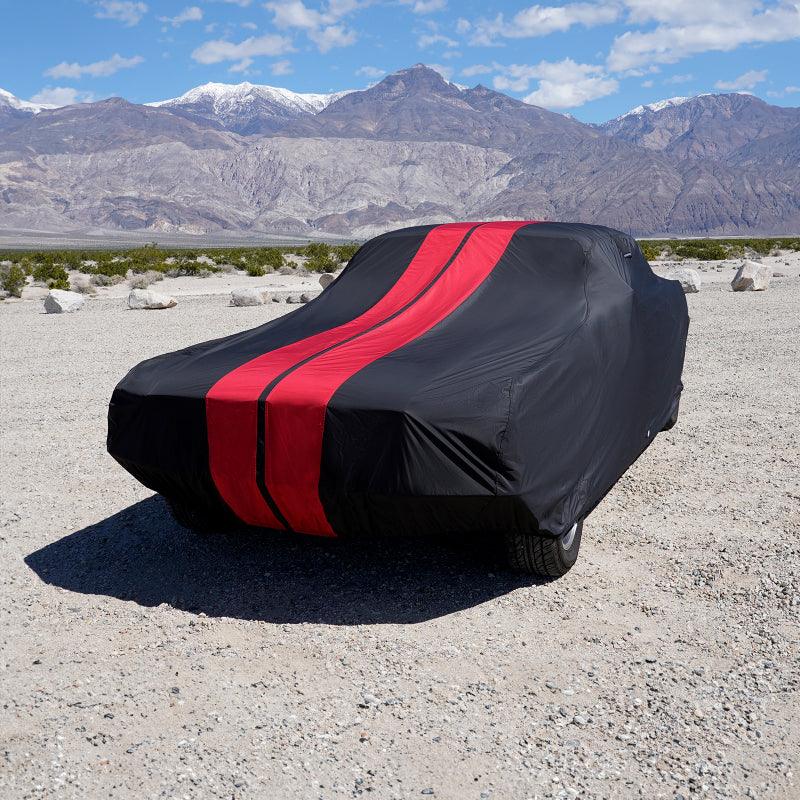 iCarCover Chevrolet SSR 2003-2006 Black Red Pro Series Car Cover
