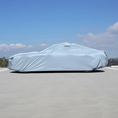 iCarCover Lincoln Continental Mark Gray Black Pro Series Car Cover