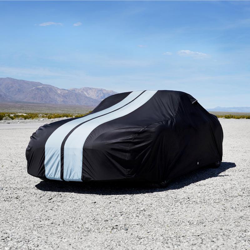iCarCover Chevrolet Sprint 1985-1992 Black Gray Pro Series Car Cover