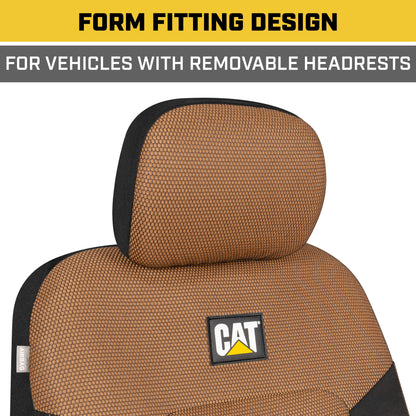 CAT 2-Pack MeshFlex Front Seat Covers