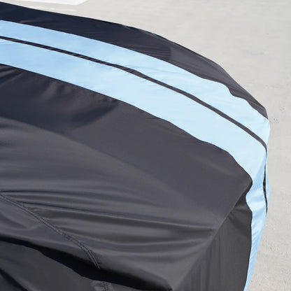 iCarCover Lincoln Continental Mark Black Gray Pro Series Car Cover